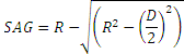 SAG Calculator, equation 1